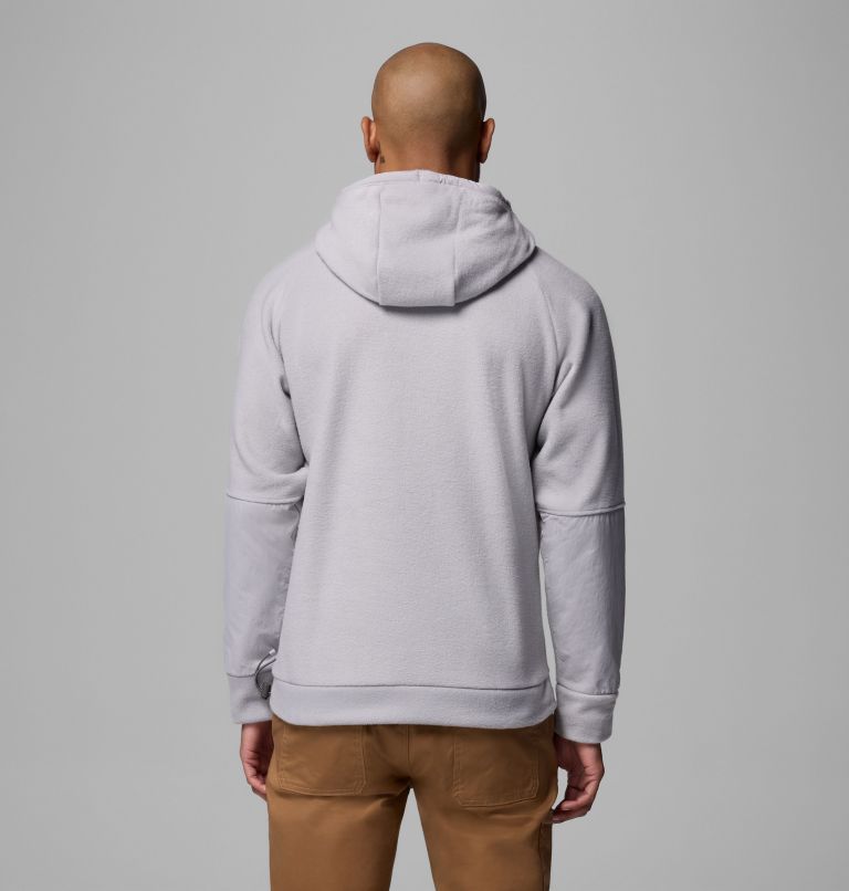 Men's Hunterdon II Fleece Hoodie, Color: Columbia Grey, image 3