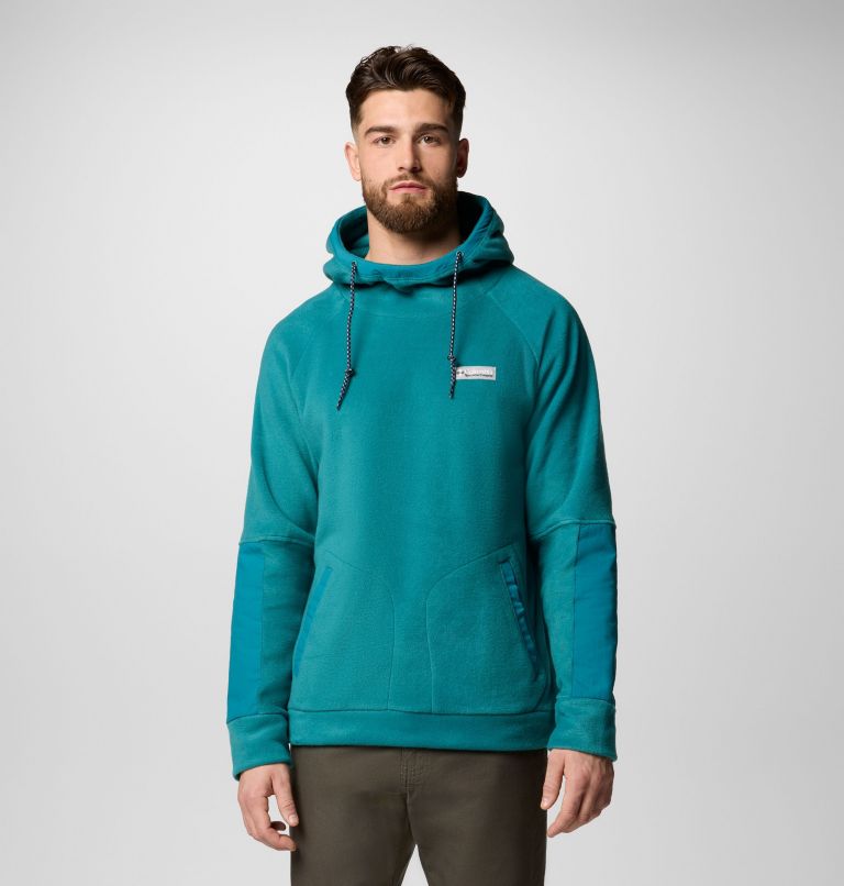 Men's Hunterdon II Fleece Hoodie, Color: River Blue, image 1