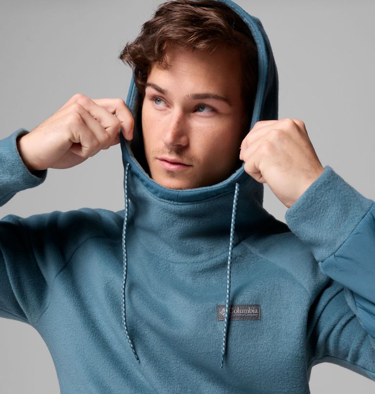 Men's Hunterdon II Fleece Hoodie, Color: Everblue, image 5