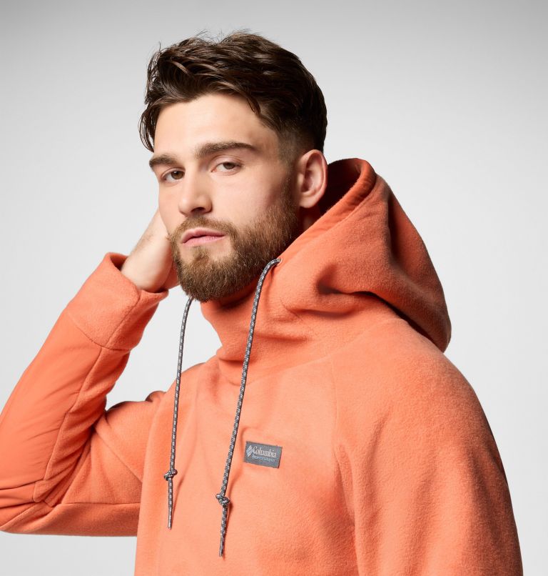 Men's Hunterdon II Fleece Hoodie, Color: Tuscan, image 5