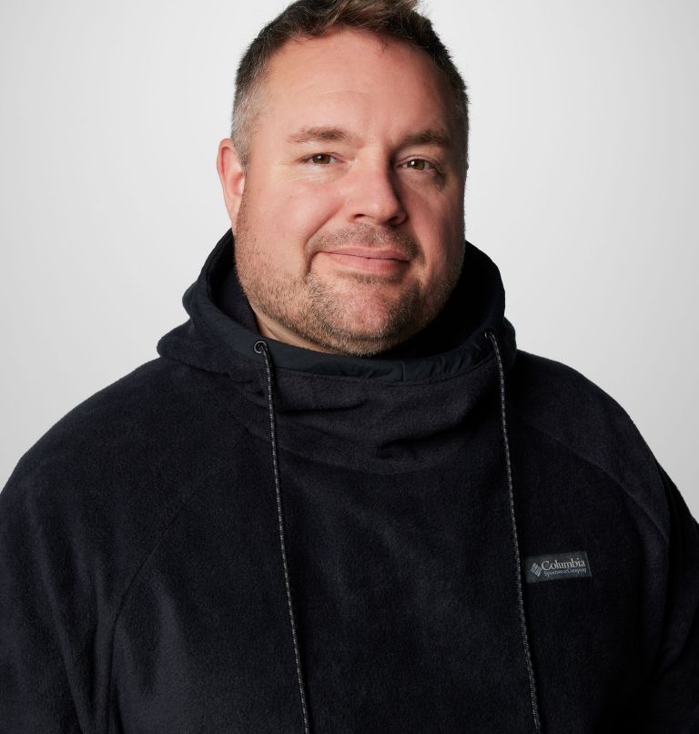 Men's Hunterdon II Fleece Hoodie - Big, Color: Black, image 5
