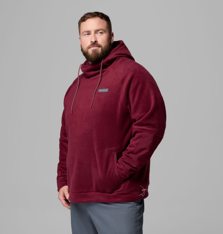 Men's Hunterdon II Fleece Hoodie - Big, Color: Rich Wine, image 4