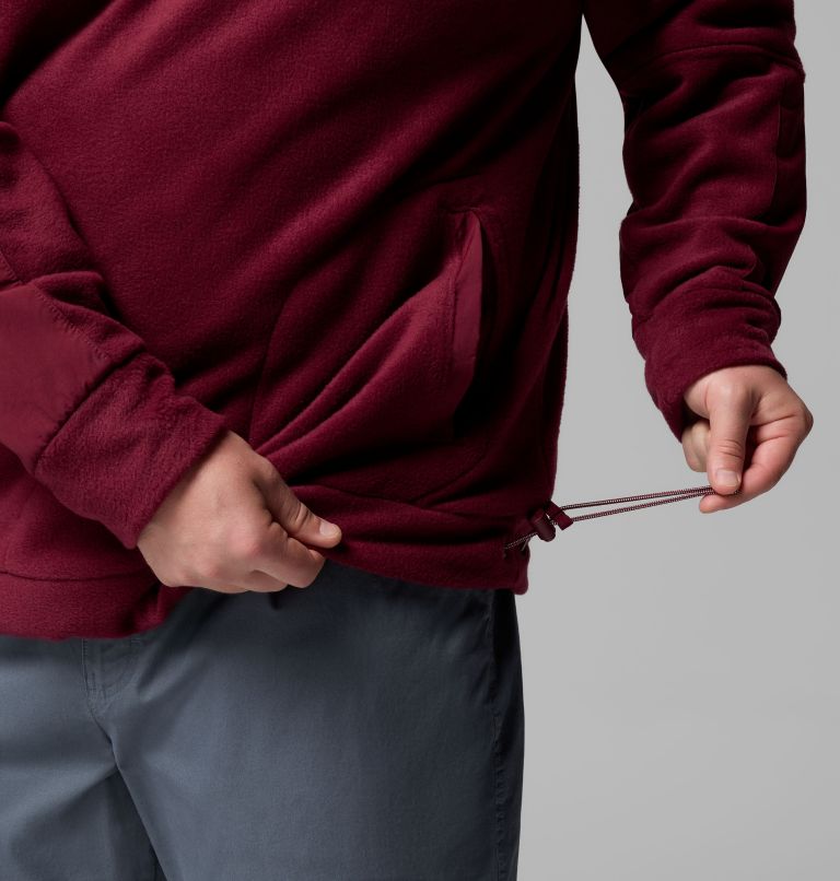 Men's Hunterdon II Fleece Hoodie - Big, Color: Rich Wine, image 6