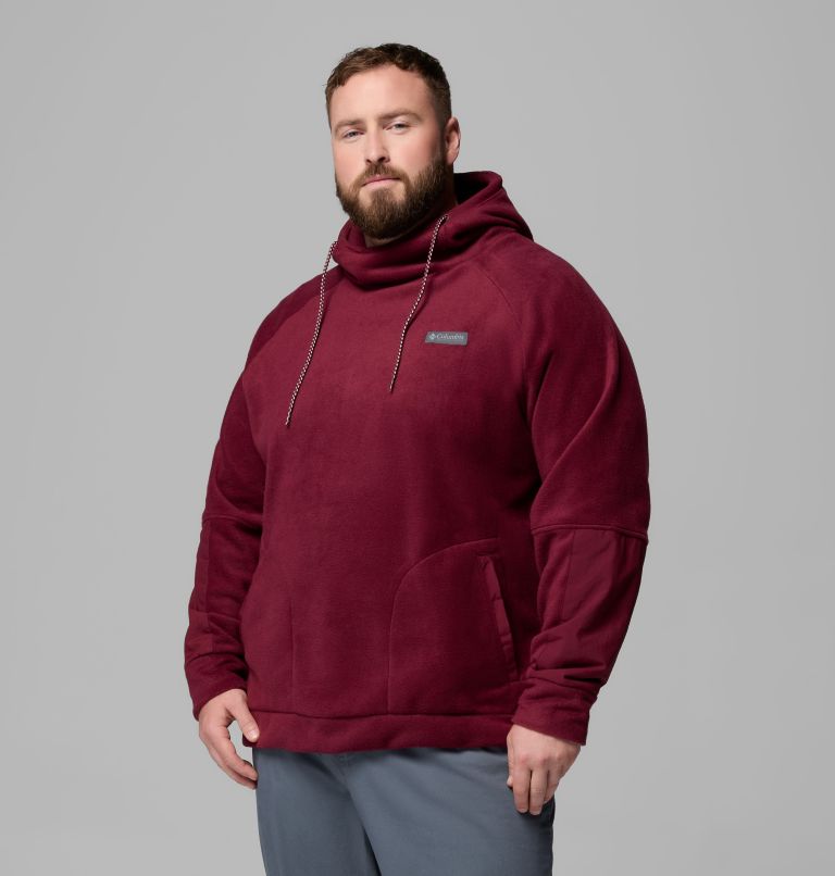 Men's Hunterdon II Fleece Hoodie - Big, Color: Rich Wine, image 1