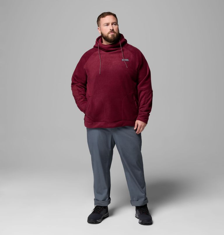 Men's Hunterdon II Fleece Hoodie - Big, Color: Rich Wine, image 2