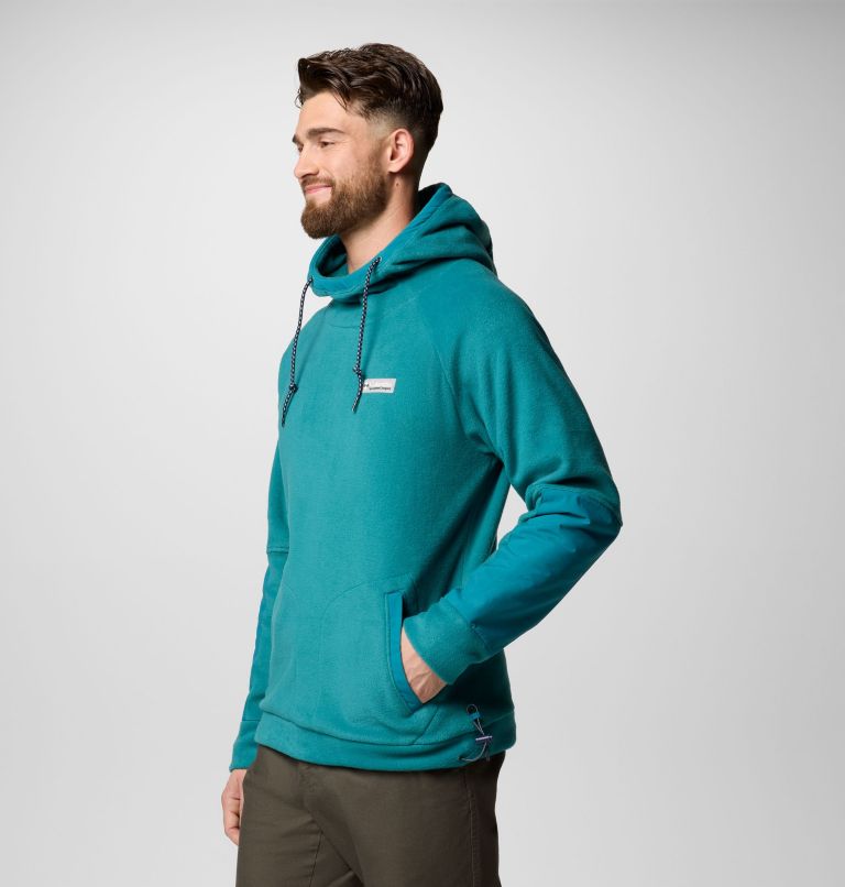 Men's Hunterdon II Fleece Hoodie - Tall, Color: River Blue, image 4