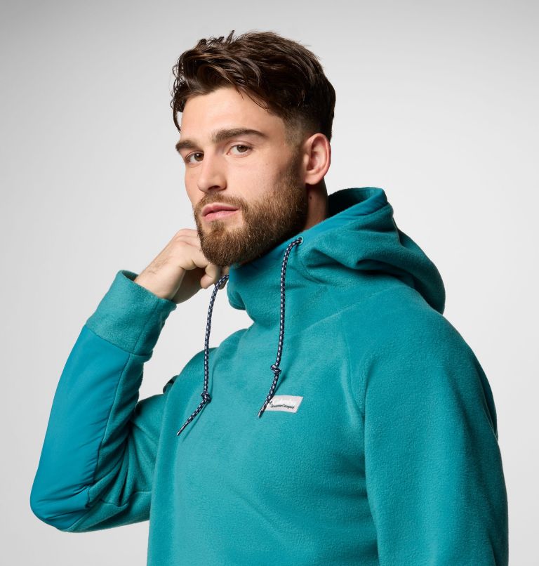 Men's Hunterdon II Fleece Hoodie - Tall, Color: River Blue, image 5