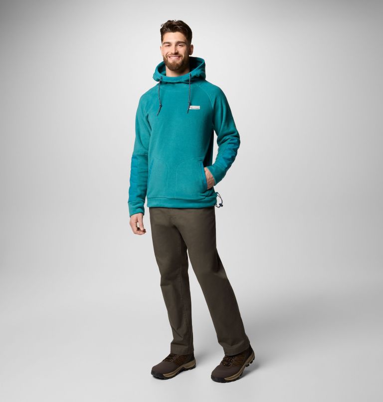 Men's Hunterdon II Fleece Hoodie - Tall, Color: River Blue, image 2