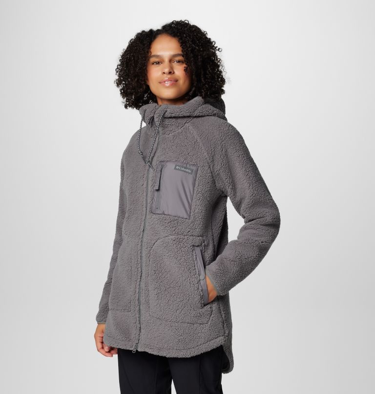 Chandail à capuchon avec glissière pleine longueur Winter Warmth pour femme | 023 | XL, Color: City Grey, image 4