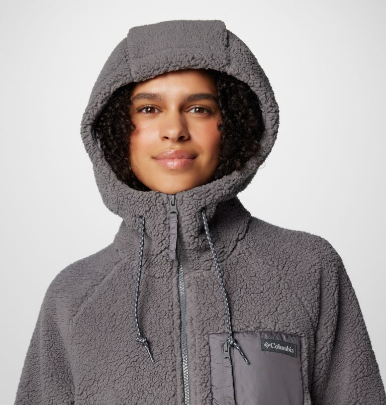 Chandail à capuchon avec glissière pleine longueur Winter Warmth pour femme | 023 | XL, Color: City Grey, image 5