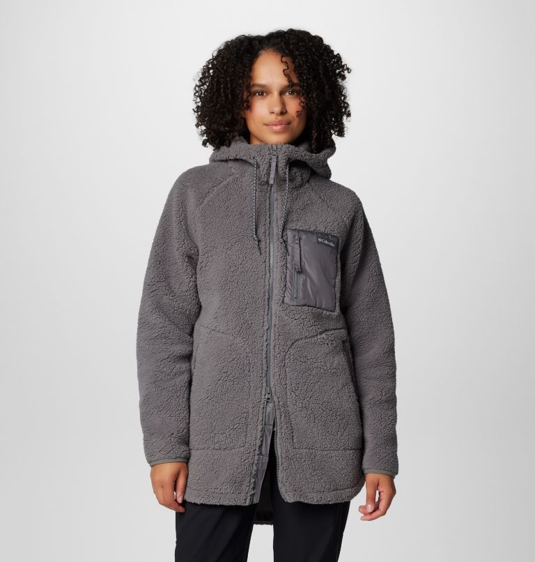 Chandail à capuchon avec glissière pleine longueur Winter Warmth pour femme | 023 | XL, Color: City Grey, image 7