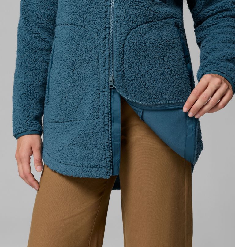 Chandail à capuchon avec fermeture éclair pleine longueur Winter Warmth pour femmes, Color: Everblue, image 7