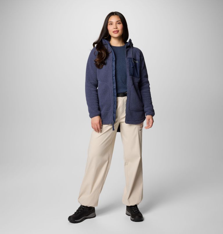 Women's Winter Warmth Full Zip Hoodie, Color: Nocturnal, image 3