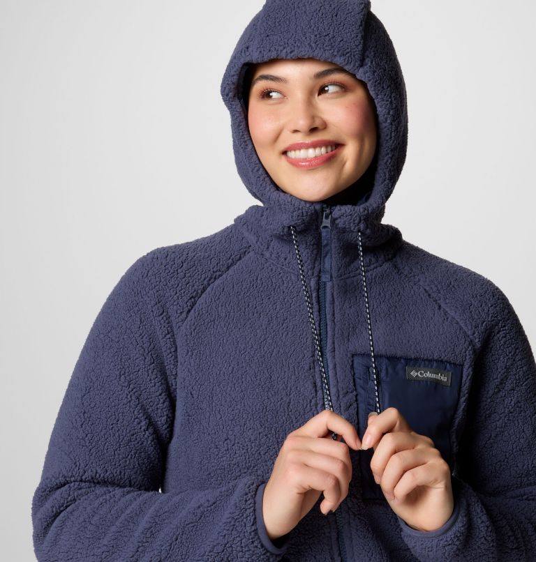 Women's Winter Warmth Full Zip Hoodie, Color: Nocturnal, image 5
