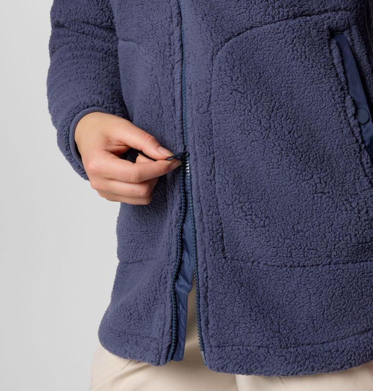 Women's Winter Warmth Full Zip Hoodie, Color: Nocturnal, image 6