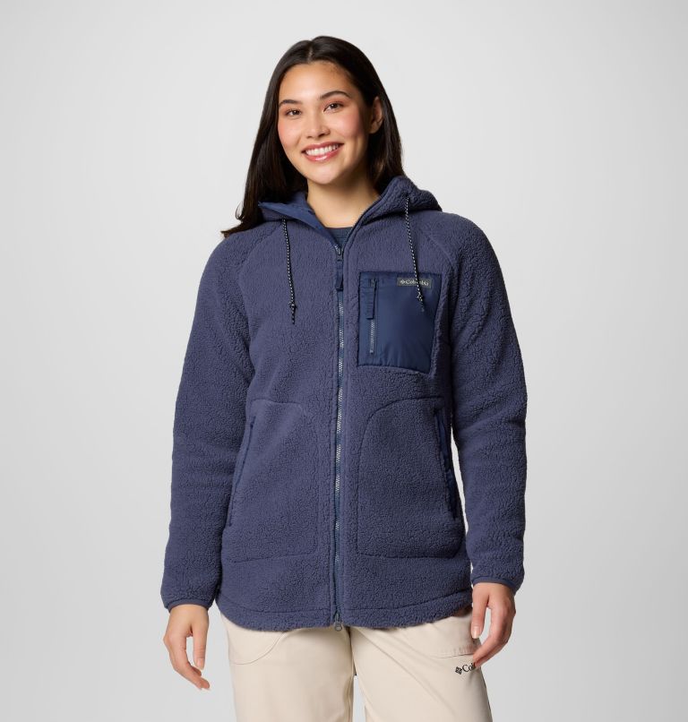Women's Winter Warmth Full Zip Hoodie, Color: Nocturnal, image 1
