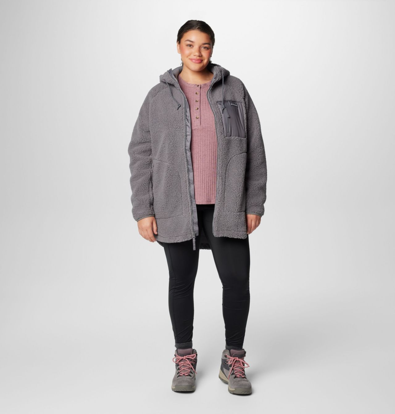 Women's Winter Warmth™ Full Zip Hoodie - Plus Size | 023 | 1X 3