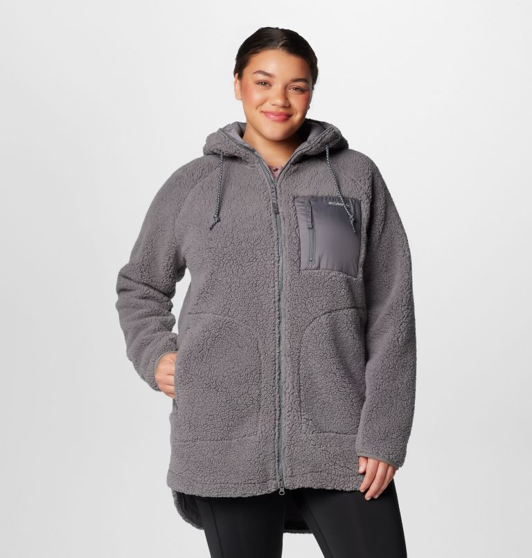 Plus size full zip hoodie sale