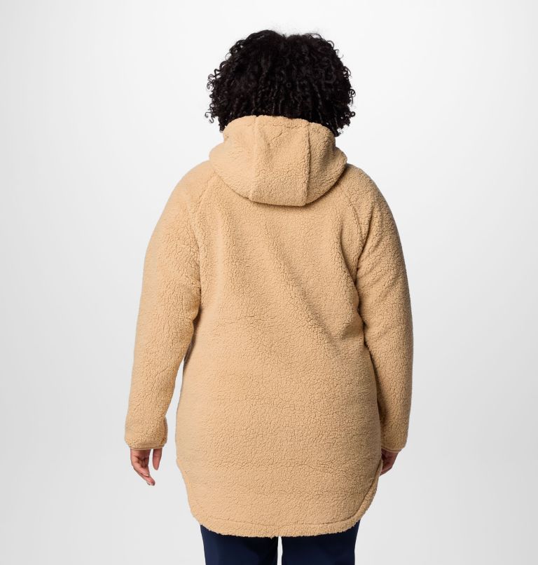 Women's Winter Warmth Full Zip Hoodie - Plus Size, Color: Canoe, image 2