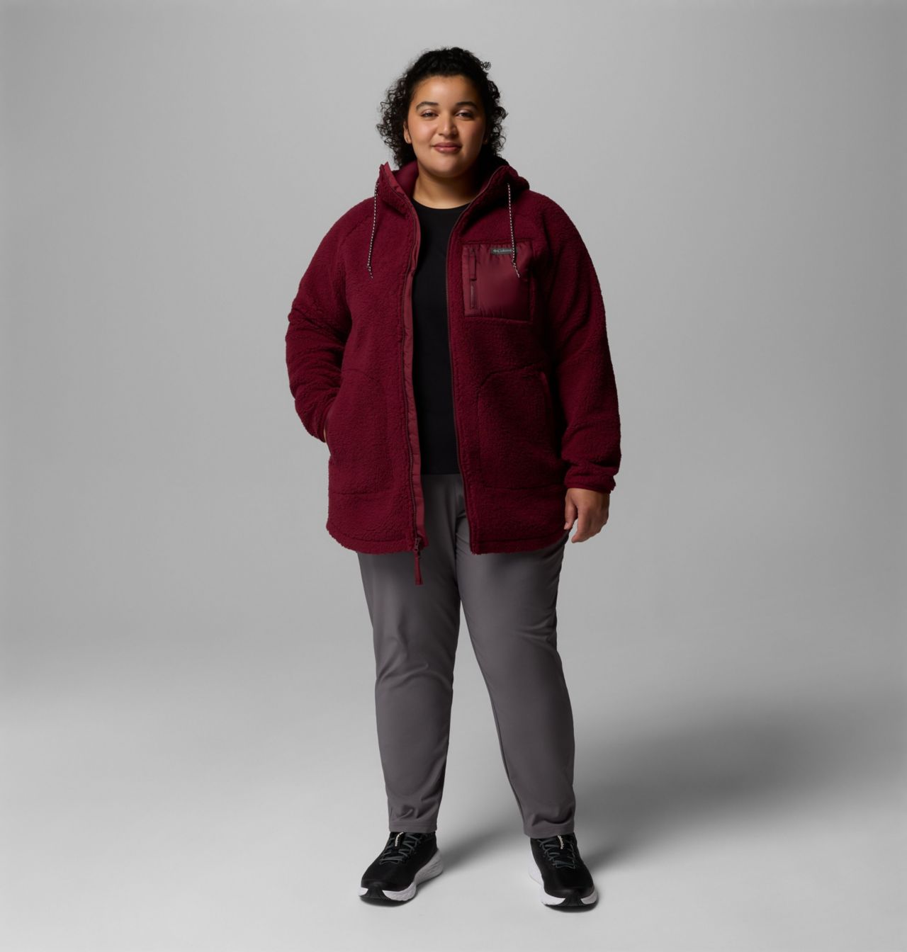 Women's Winter Warmth™ Full Zip Hoodie - Plus Size | 624 | 3X