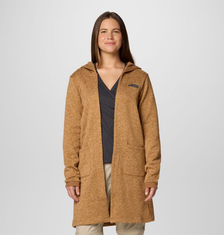 Women's Montavilla Hooded Cardigan, Color: Camel Brown, image 1