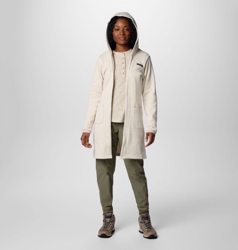 Women's Montavilla Hooded Cardigan, Color: Dark Stone, image 3