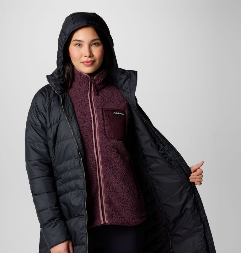 Women's Karis Gale Full Length Parka, Color: Black, image 6