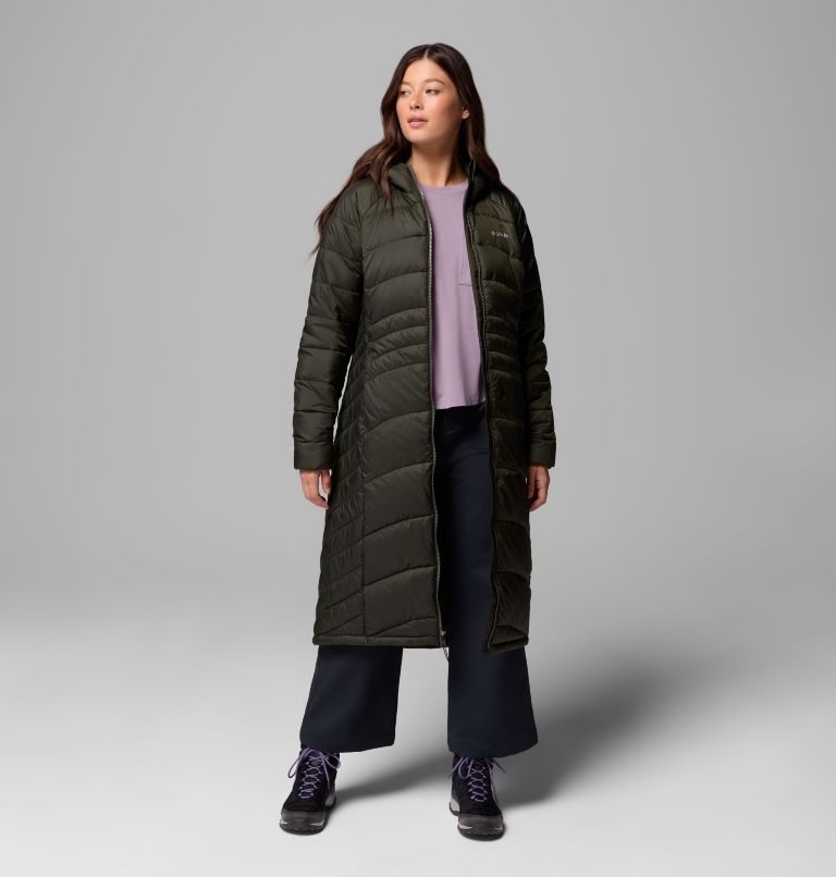 Women's Karis Gale Full Length Parka, Color: Greenscape, image 5