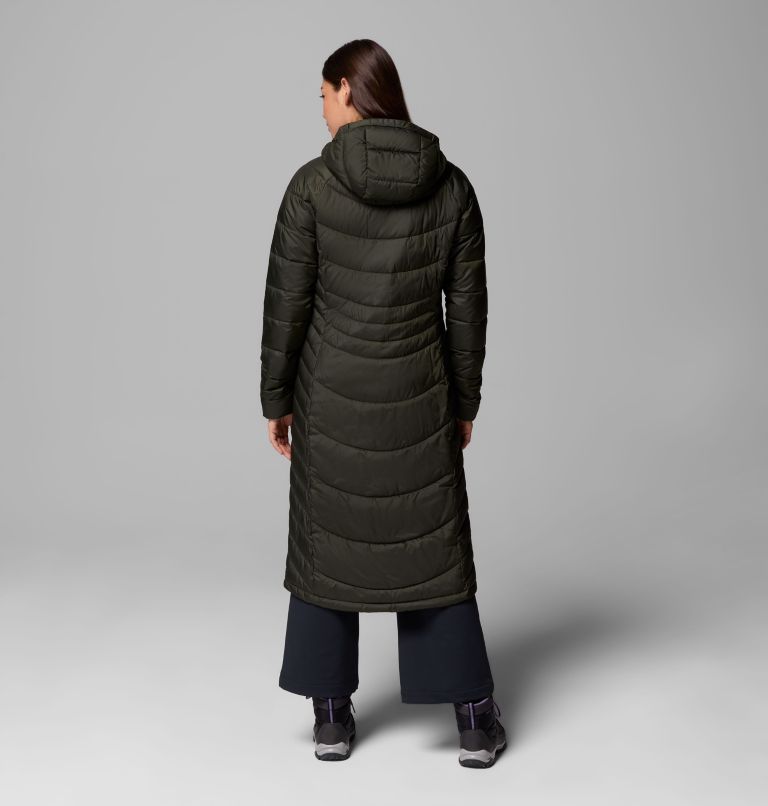 Women's Karis Gale Full Length Parka, Color: Greenscape, image 3