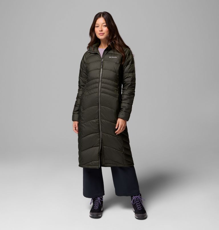 Women's Karis Gale Full Length Parka, Color: Greenscape, image 2
