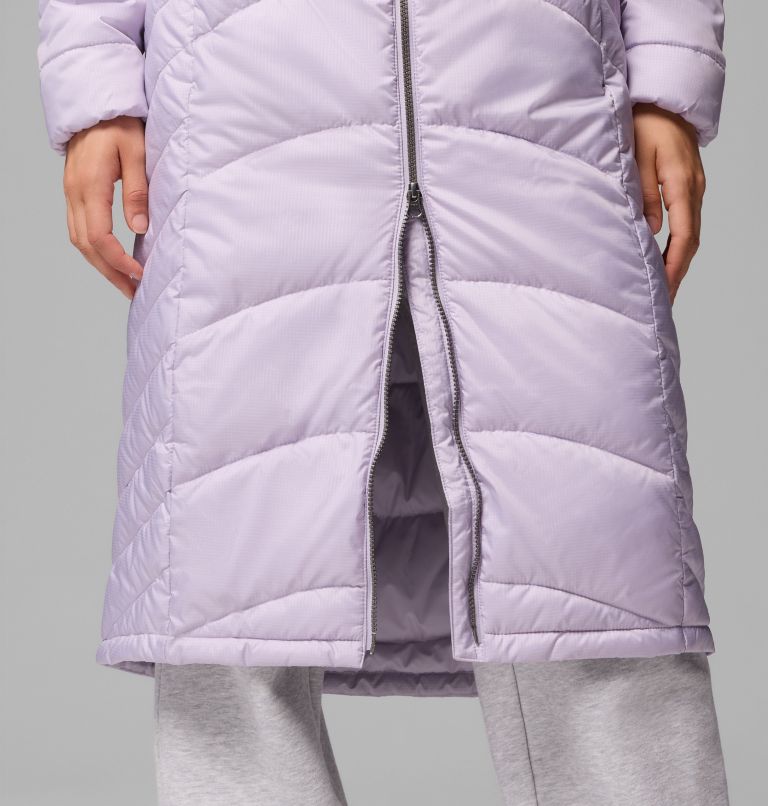 Women's Karis Gale Full Length Parka, Color: Lavender Pearl, image 8
