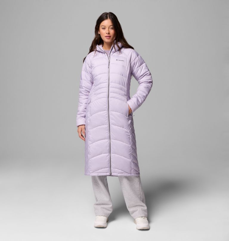 Women's Karis Gale Full Length Parka, Color: Lavender Pearl, image 1