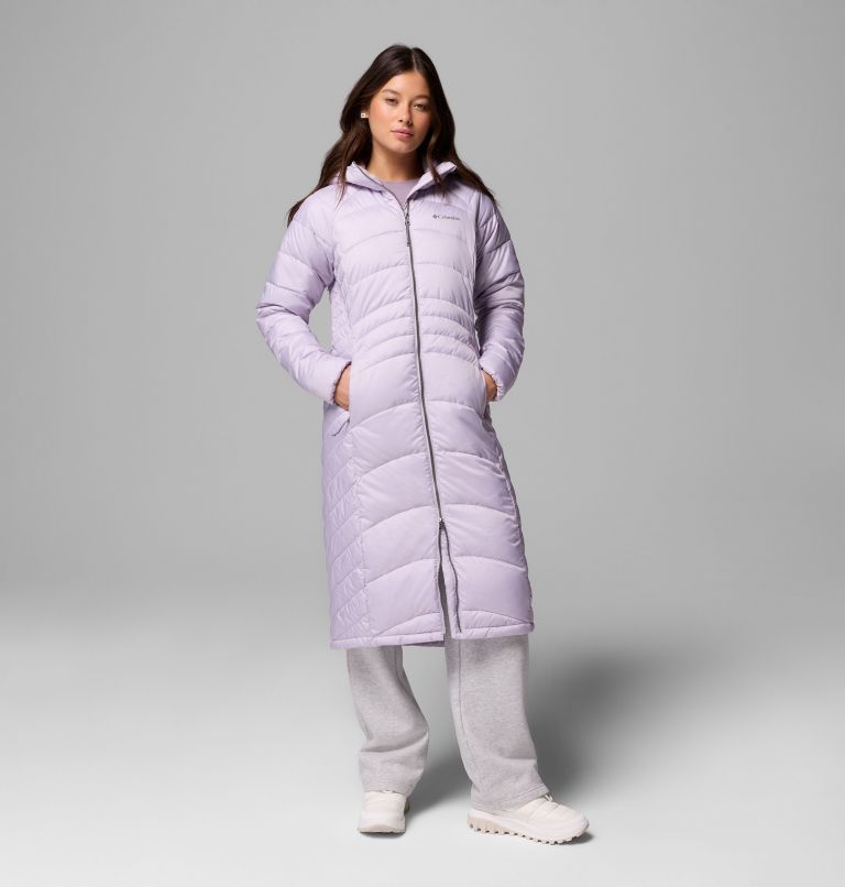 Women's Karis Gale Full Length Parka, Color: Lavender Pearl, image 2