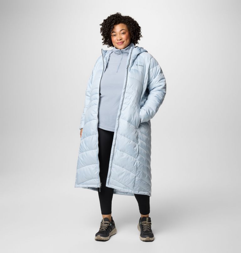 Women's Karis Gale Full Length Parka - Plus Size, Color: Cirrus Grey, image 3