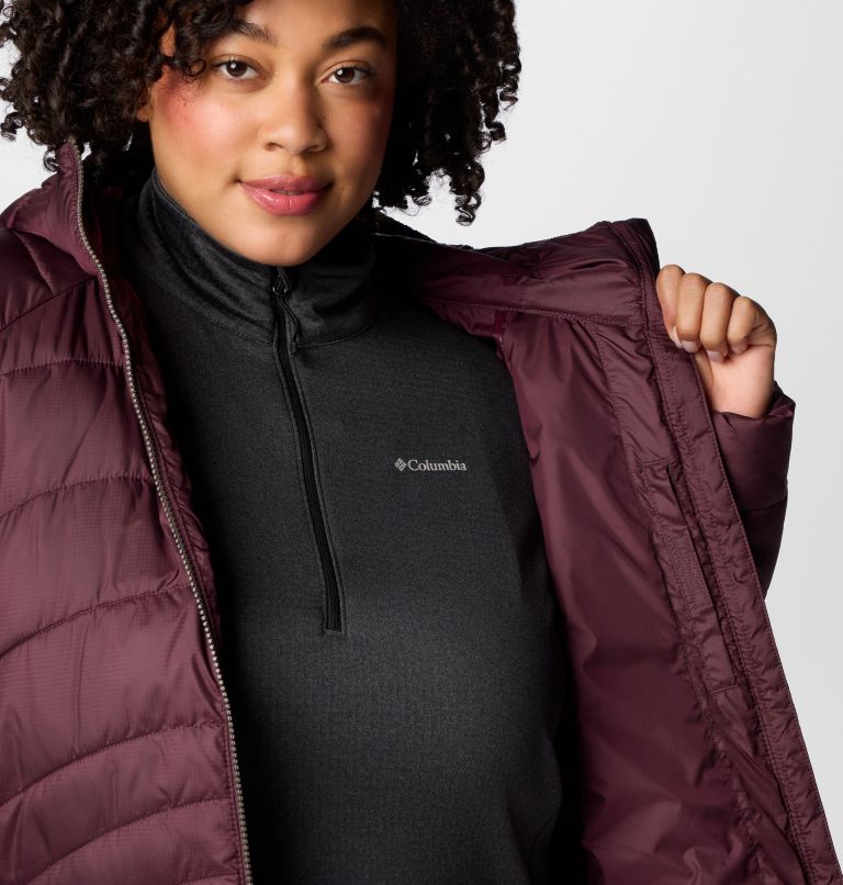 Women's Karis Gale Full Length Parka - Plus Size, Color: Moonvista, image 6