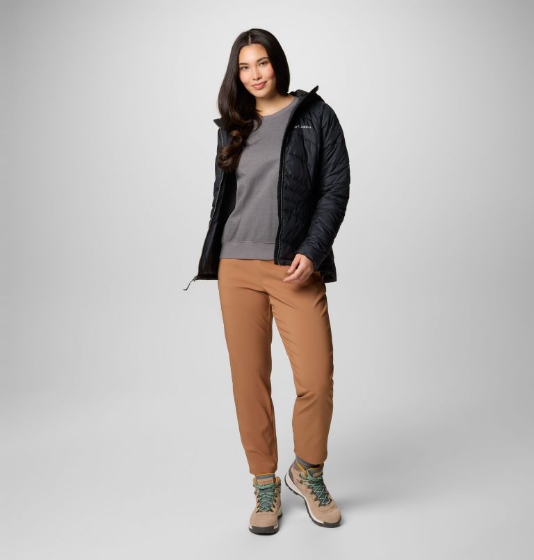 Women's Karis Gale Hooded Jacket, Color: Black, image 3