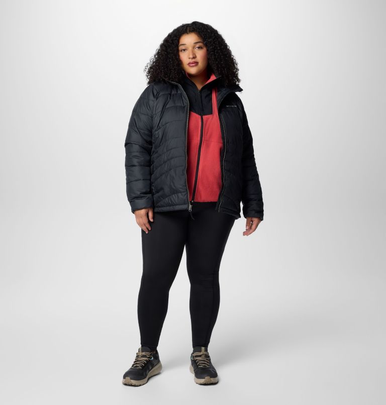 Women's Karis Gale Hooded Jacket - Plus Size, Color: Black, image 3