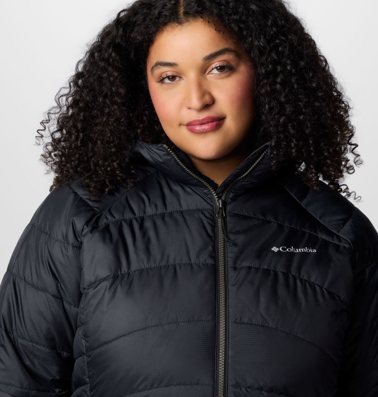 Women's Karis Gale Hooded Jacket - Plus Size, Color: Black, image 5
