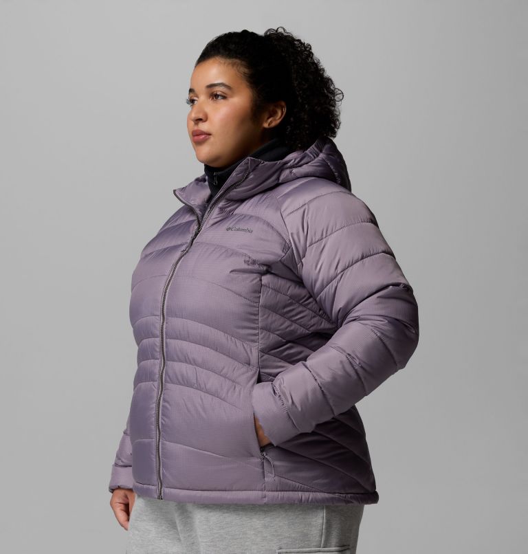 Women's Karis Gale Hooded Jacket - Plus Size, Color: Shale Purple, image 4
