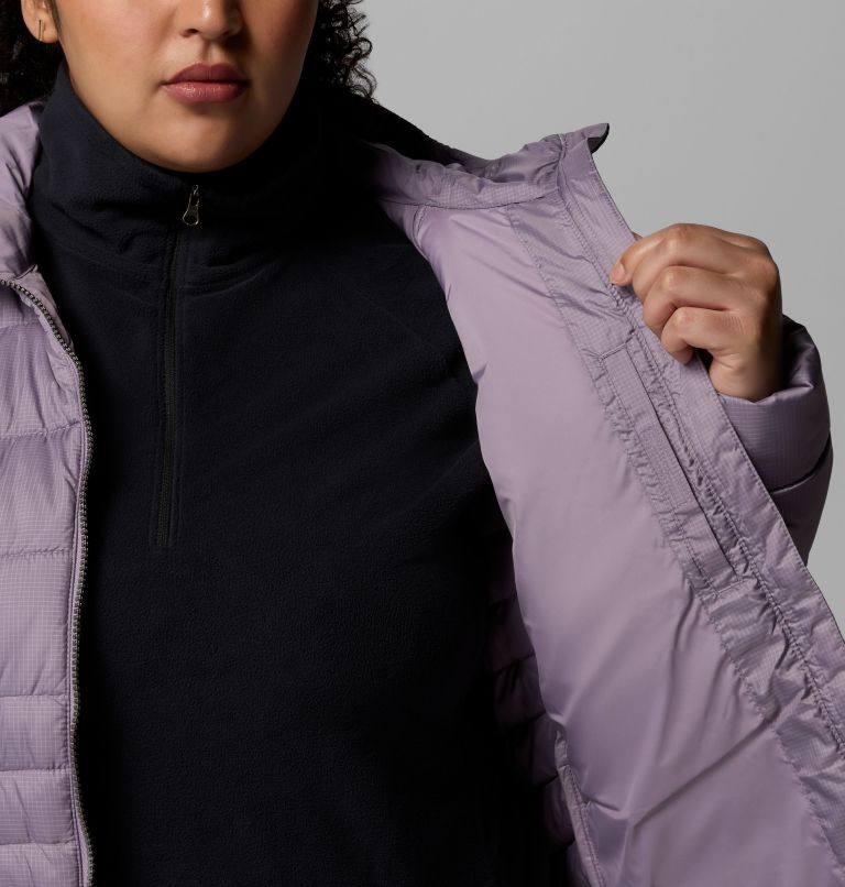 Women's Karis Gale Hooded Jacket - Plus Size, Color: Shale Purple, image 7
