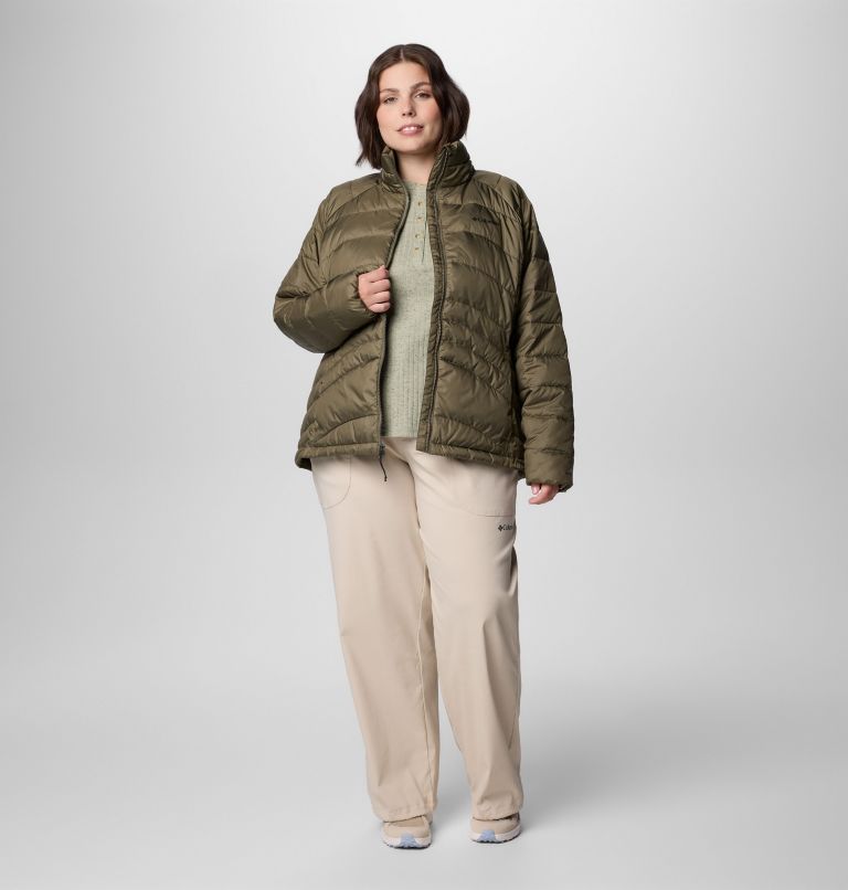 Women's Karis Gale Jacket - Plus Size, Color: Stone Green, image 3