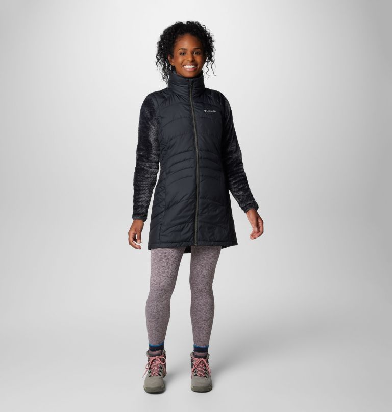 Women's Karis Gale Long Vest, Color: Black, image 3