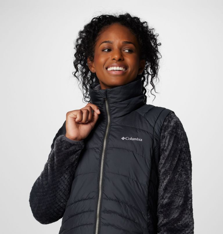 Women's Karis Gale Long Vest, Color: Black, image 5