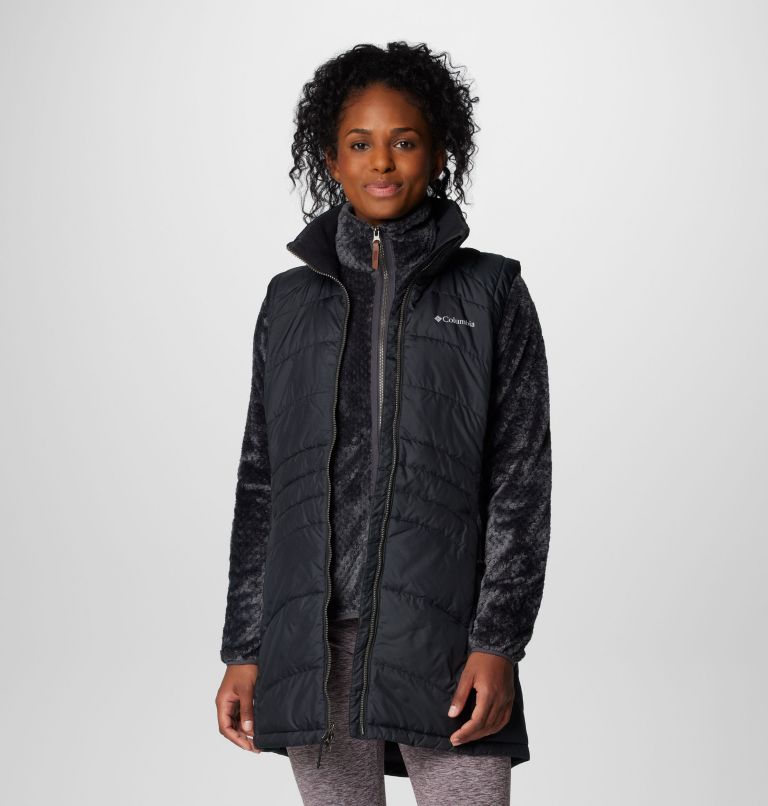 Women's Karis Gale Long Vest, Color: Black, image 1