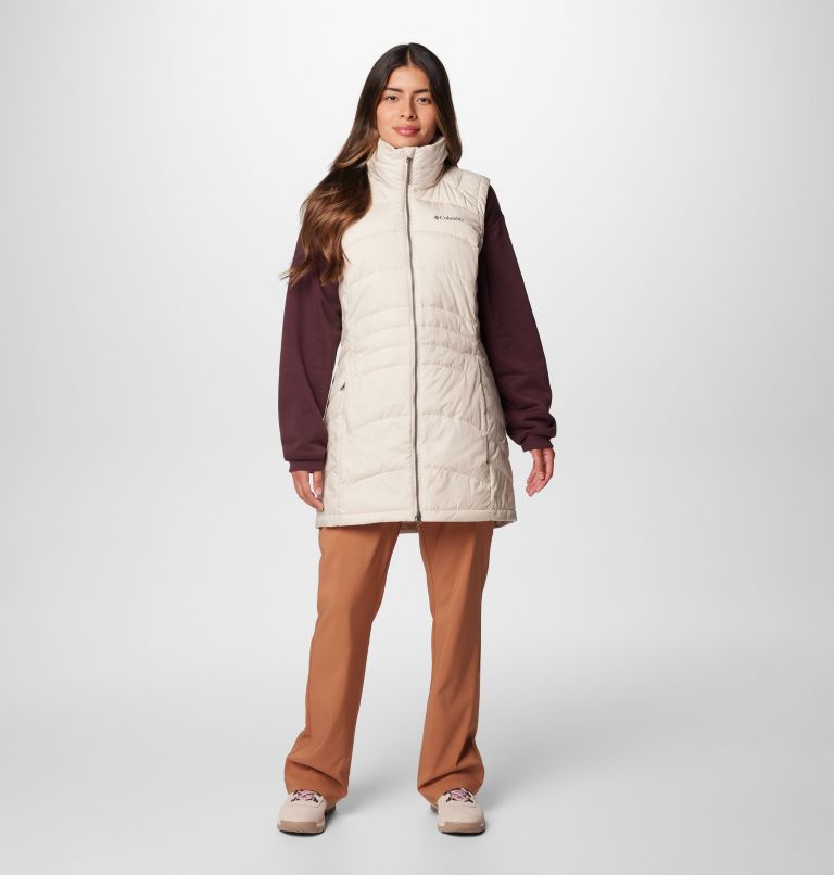 Women's Karis Gale Long Vest, Color: Dark Stone, image 3
