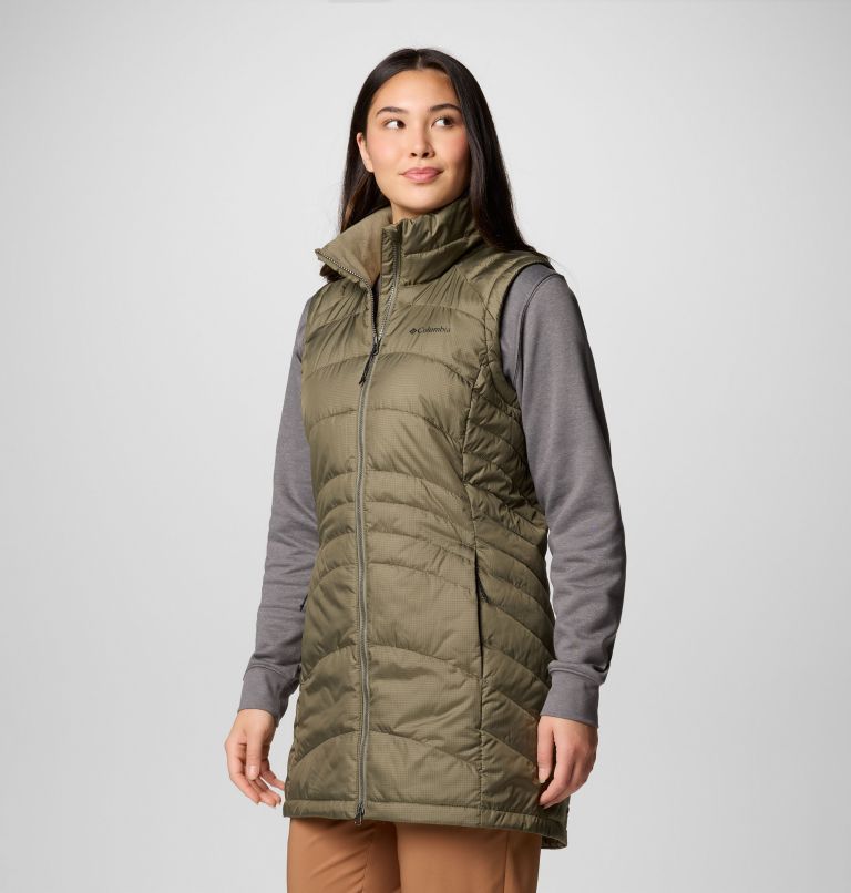 Gilet long Karis Gale pour femmes, Color: Stone Green, image 4