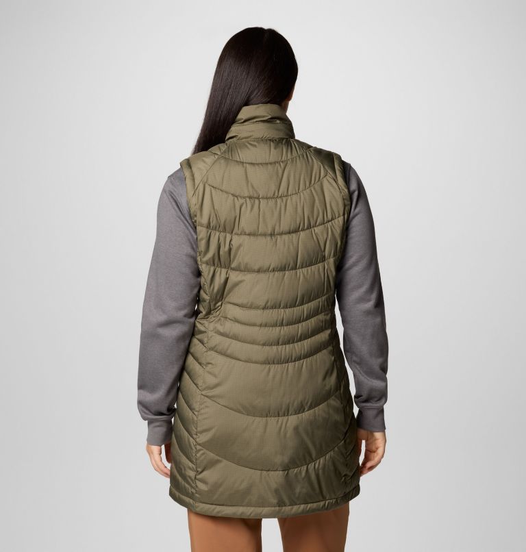 Gilet long Karis Gale pour femmes, Color: Stone Green, image 2
