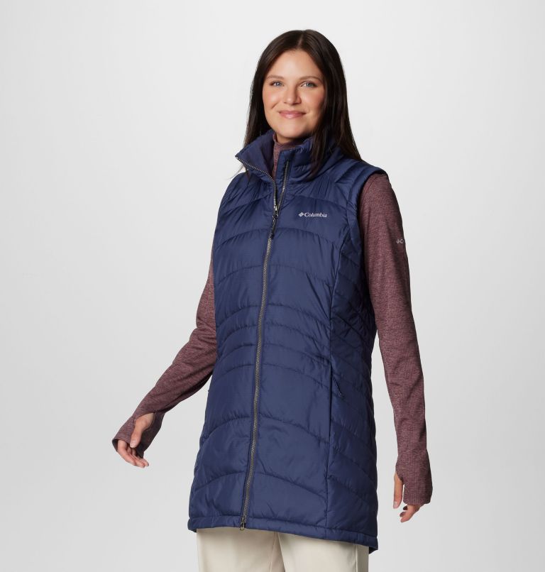 Women's Karis Gale Long Vest, Color: Nocturnal, image 4