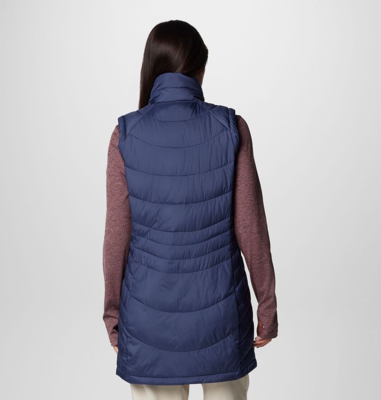 Women's Karis Gale Long Vest, Color: Nocturnal, image 2