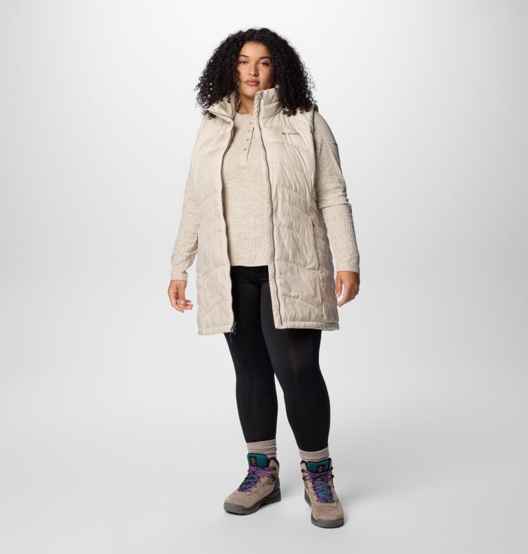 Women's Karis Gale Long Vest - Plus Size, Color: Dark Stone, image 3